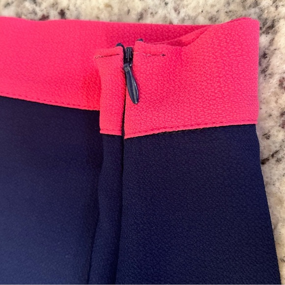 Gibson Blue Asymmetrical A-Line Skirt - Picture 2 of 8